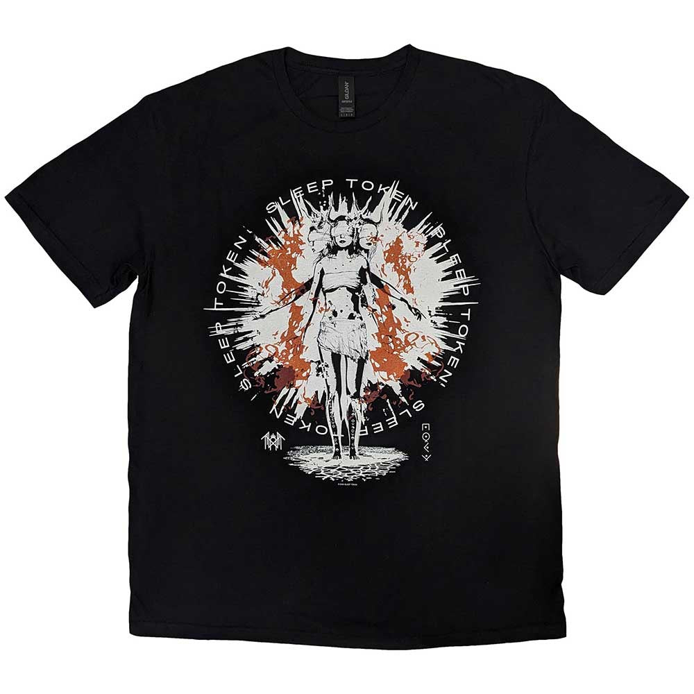 SLEEP TOKEN UNISEX T-SHIRT: RAIN (BLACK)