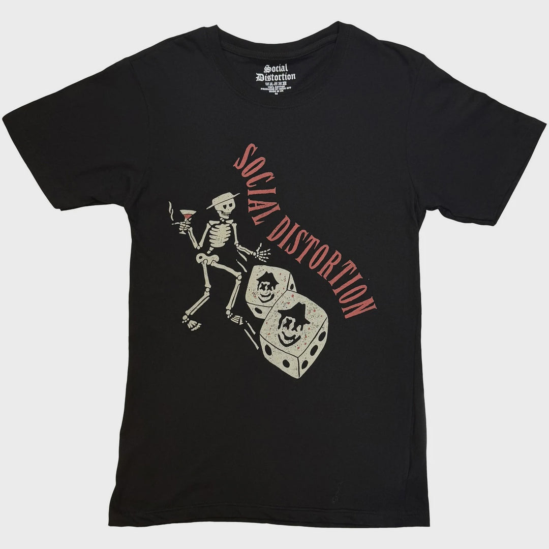 Social Distortion T-Shirt: Skully Dice Vintage