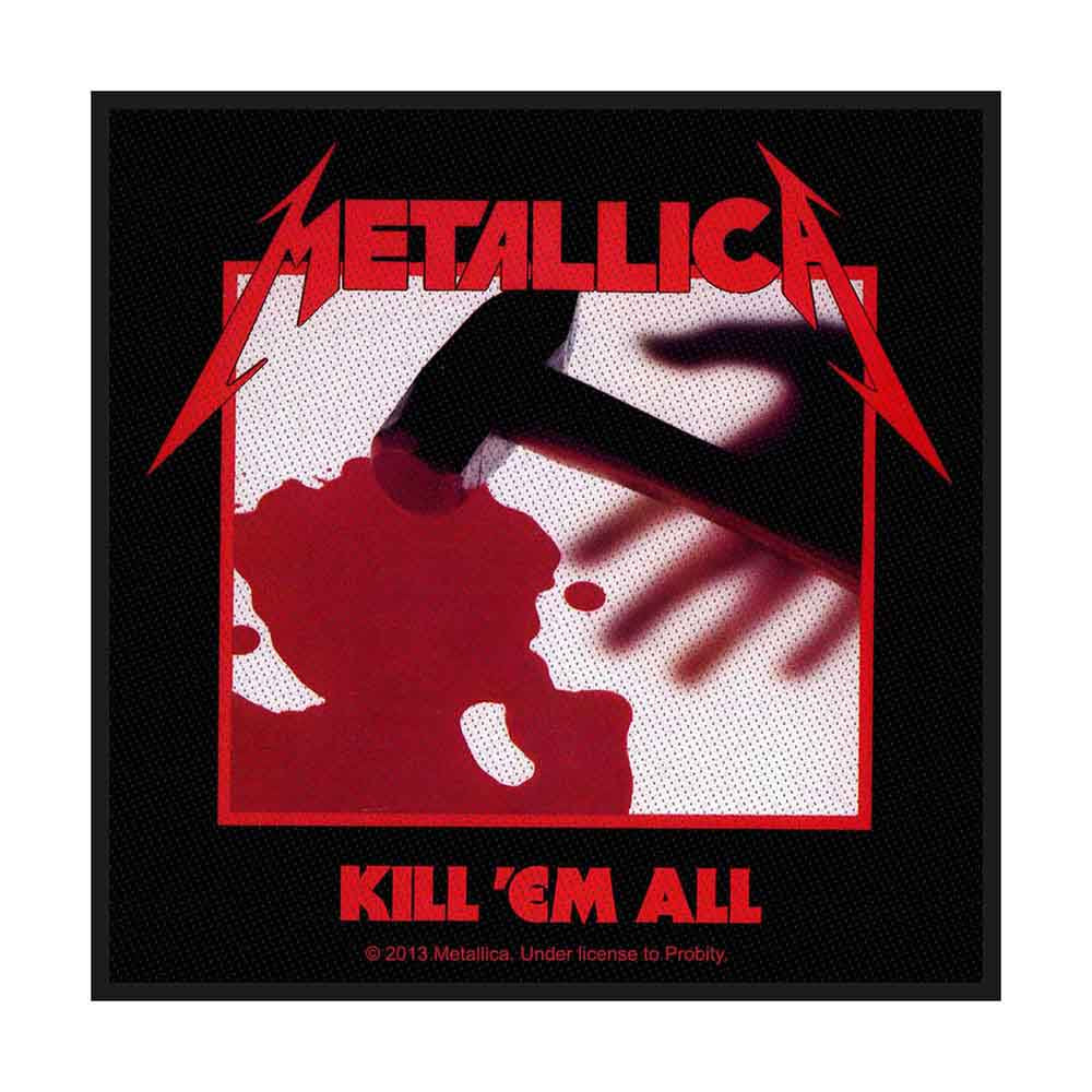 METALLICA STANDARD WOVEN PATCH: KILL 'EM ALL