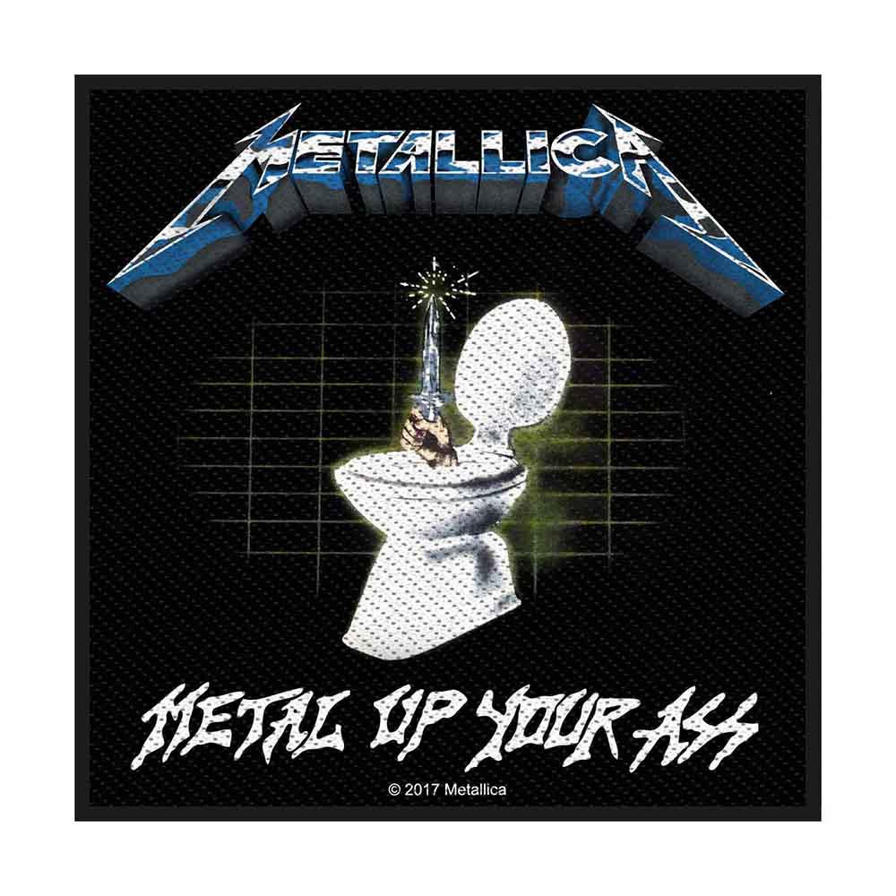METALLICA STANDARD WOVEN PATCH: METAL UP YOUR ASS