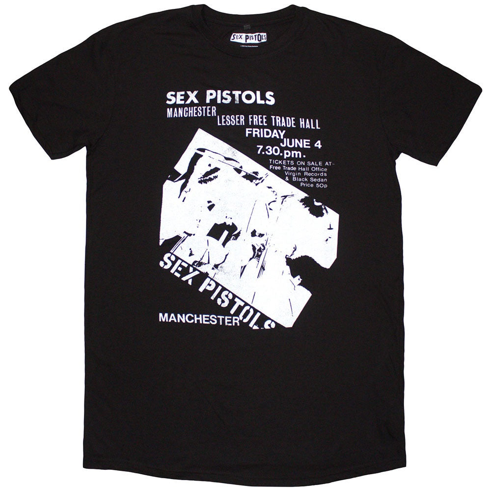 The Sex Pistols Ladies T-Shirt Dress: Manchester Flyer