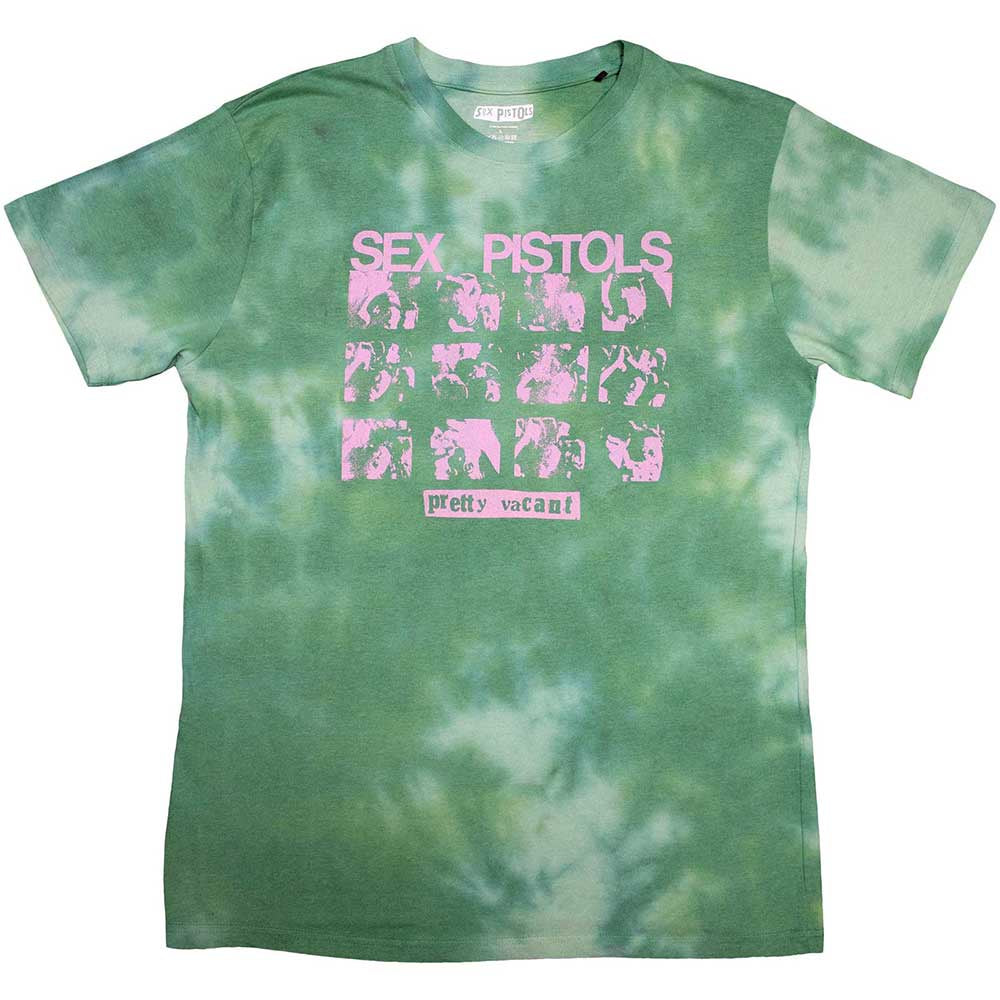 Sex Pistols T-Shirt: Pretty Vacant (Green) (Wash Collection)