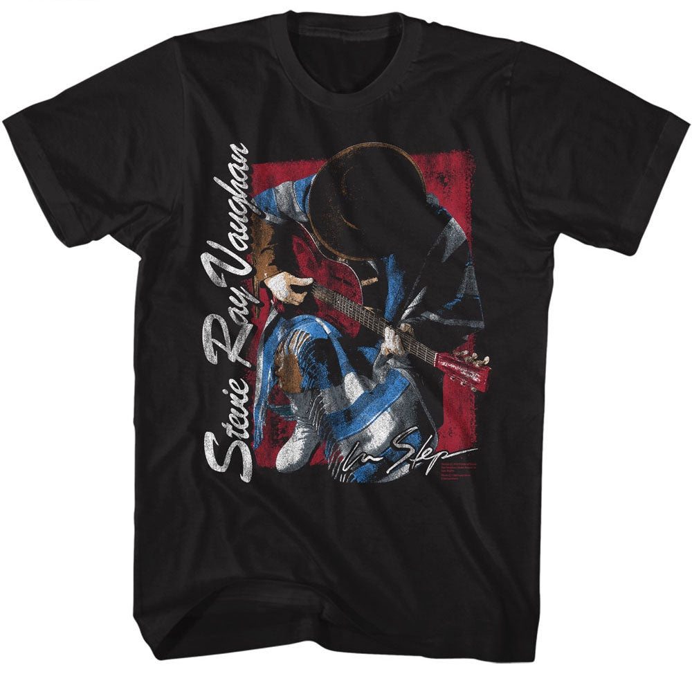 Stevie Ray Vaughan Kneeling T-Shirt