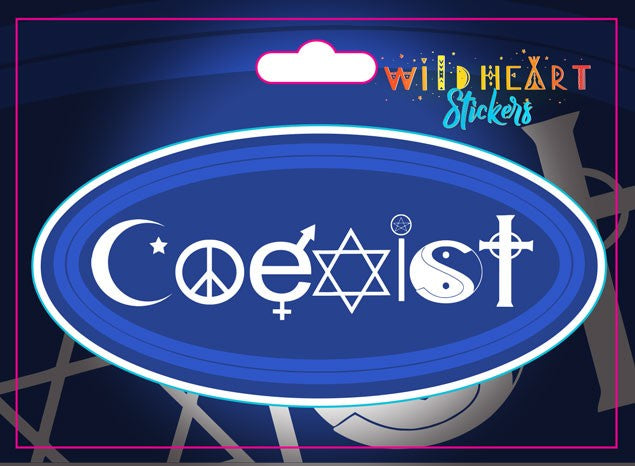 Wild Heart - Coexist Window Sticker ST137