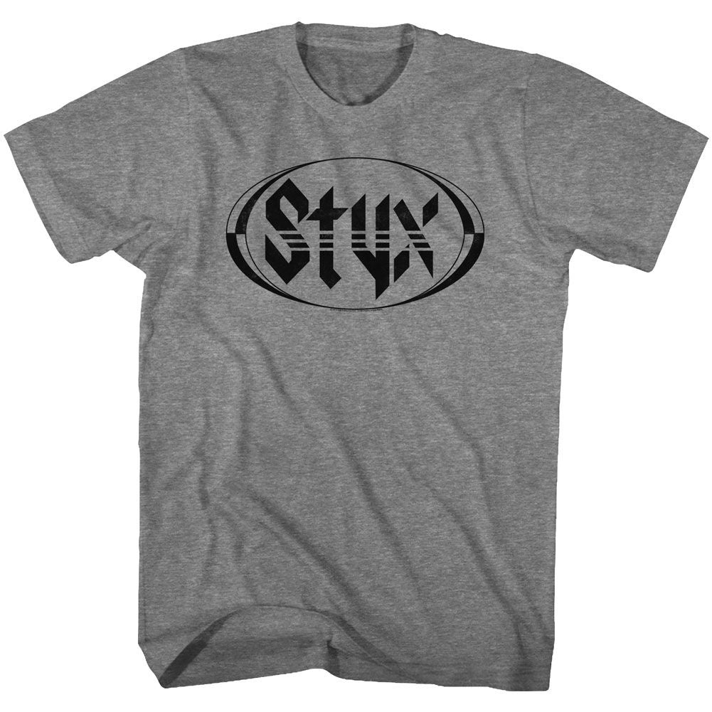 Styx Oval Logo Graphite Heather T-Shirt