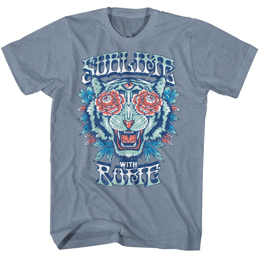 Sublime with Rome Floral Tiger T-Shirt