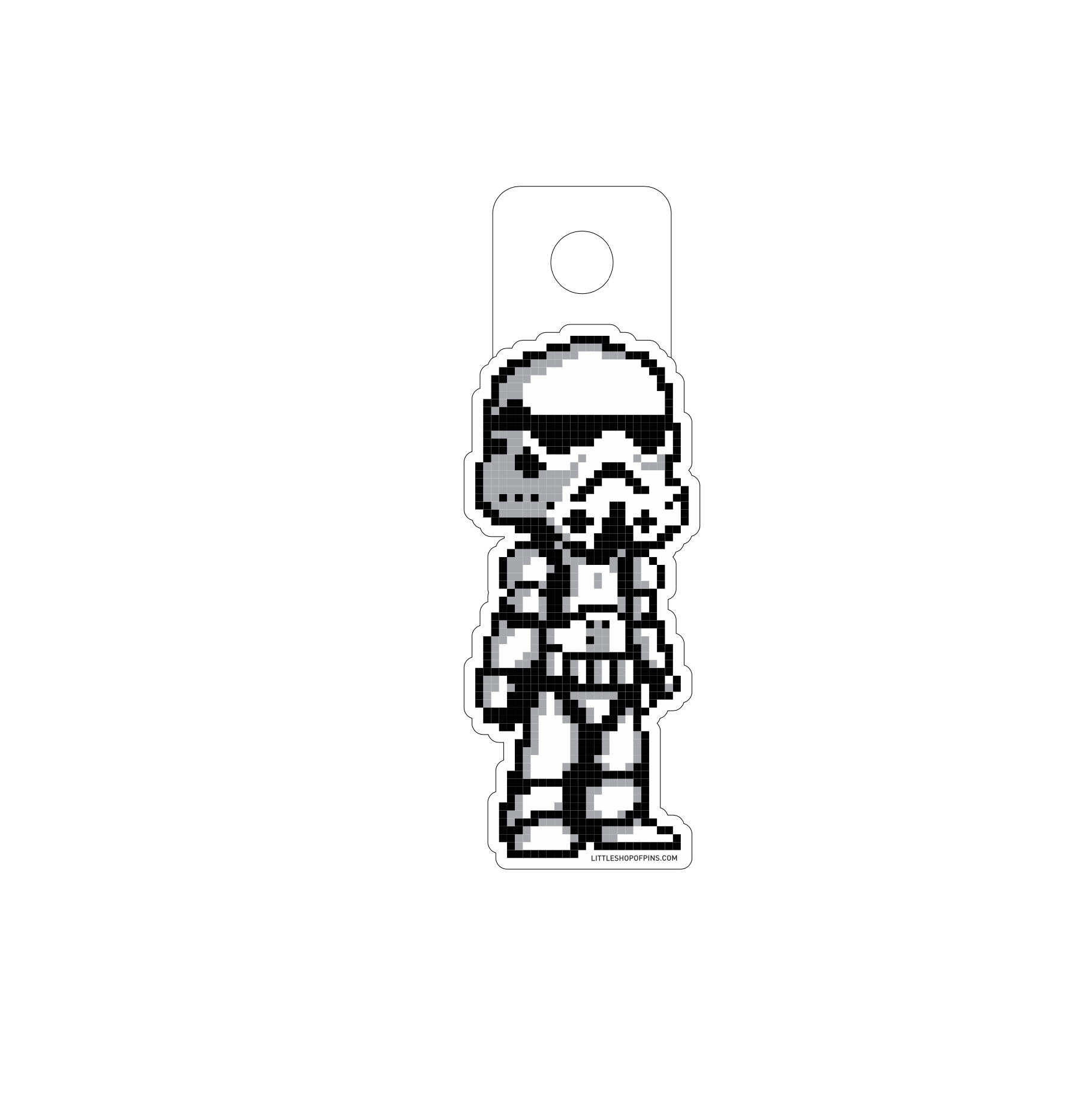 Pixel Trooper Sticker – Penny Lane Gifts