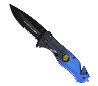 Hot Leathers - 3.25" Police Tactical Folding Knife