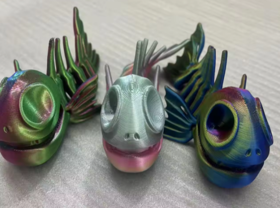 3D Printed Skeleton Fish- #1
