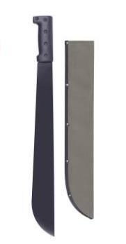 Rothco Bush Pro Steel Machete with Sheath