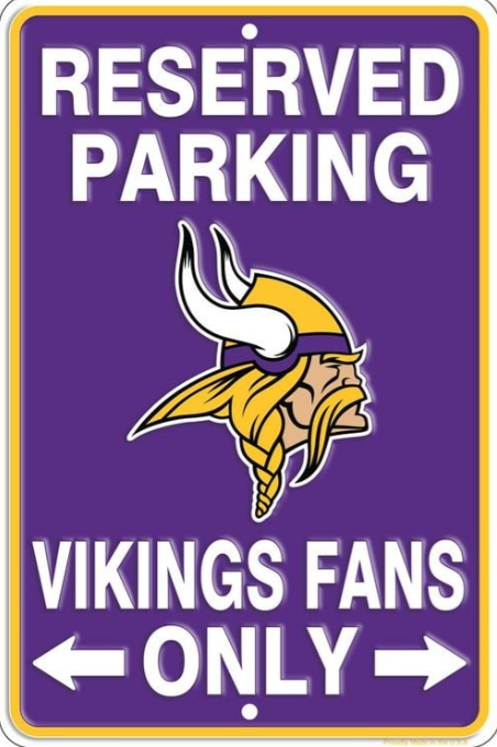 MN Vikings Tin Sign