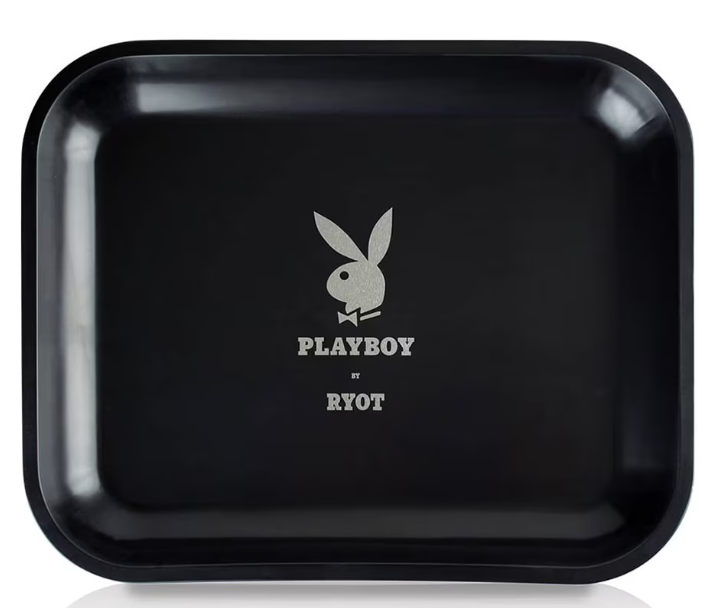 Playboy x RYOT Metal Rolling Tray - LG Silver Bunny