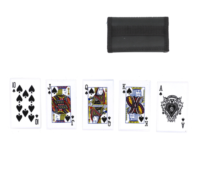 Royal Flush Throwing Knives Spades Card Set – Set of 5