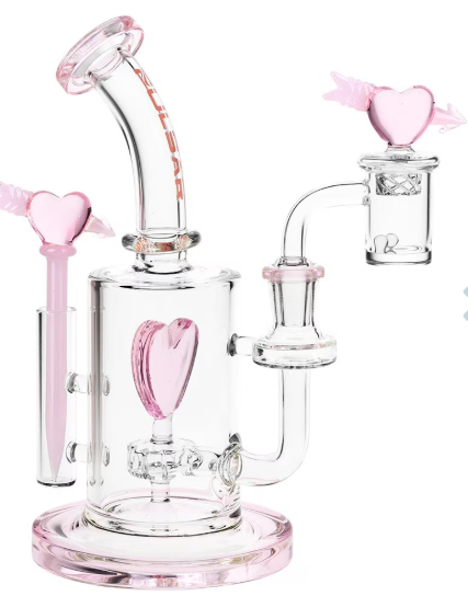 Pulsar Cupid Glass Dab Rig Set | 8.25" | 14mm F