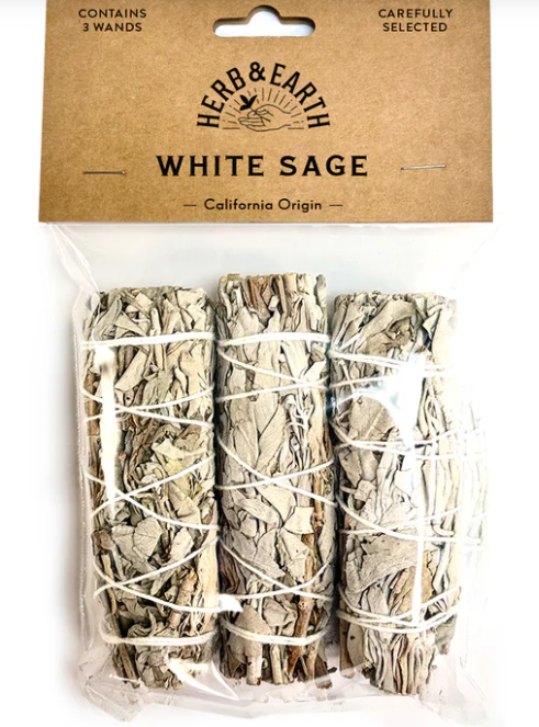 Herb & Earth White Sage 3pk