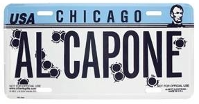 Al Capone License Plate
