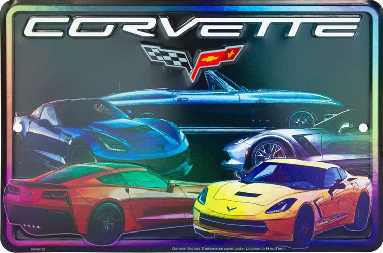 Chevy Corvette II Small Parking Sign