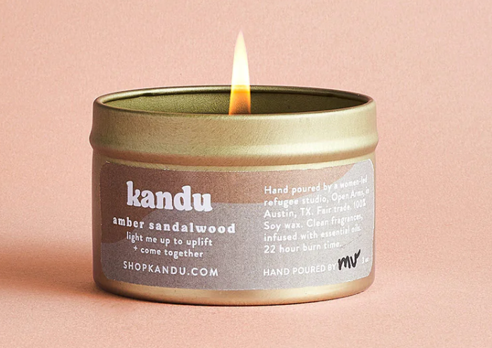 Amber Sandalwood 3oz Candle