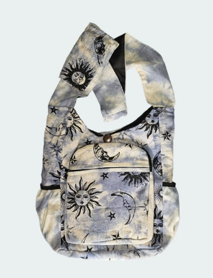 Sun, Moon & Star Design Hobo bag