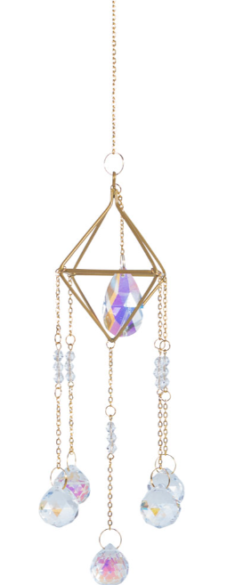 Crystal Prism Suncatcher - Crystal Spheres