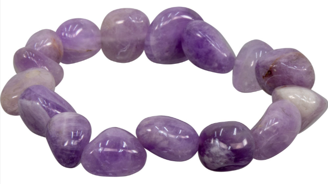 Tumbled Stones Bracelet Amethyst