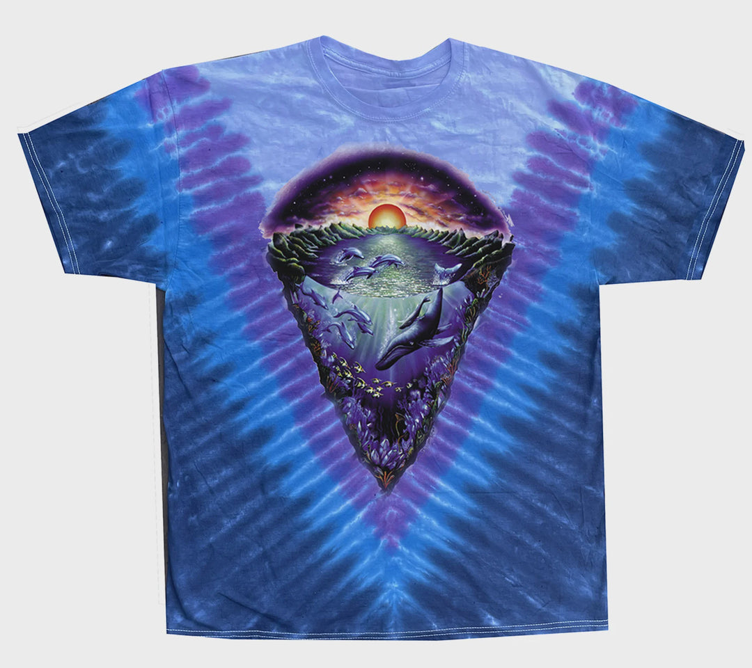 Sunset Sea Tie Dye T-Shirt
