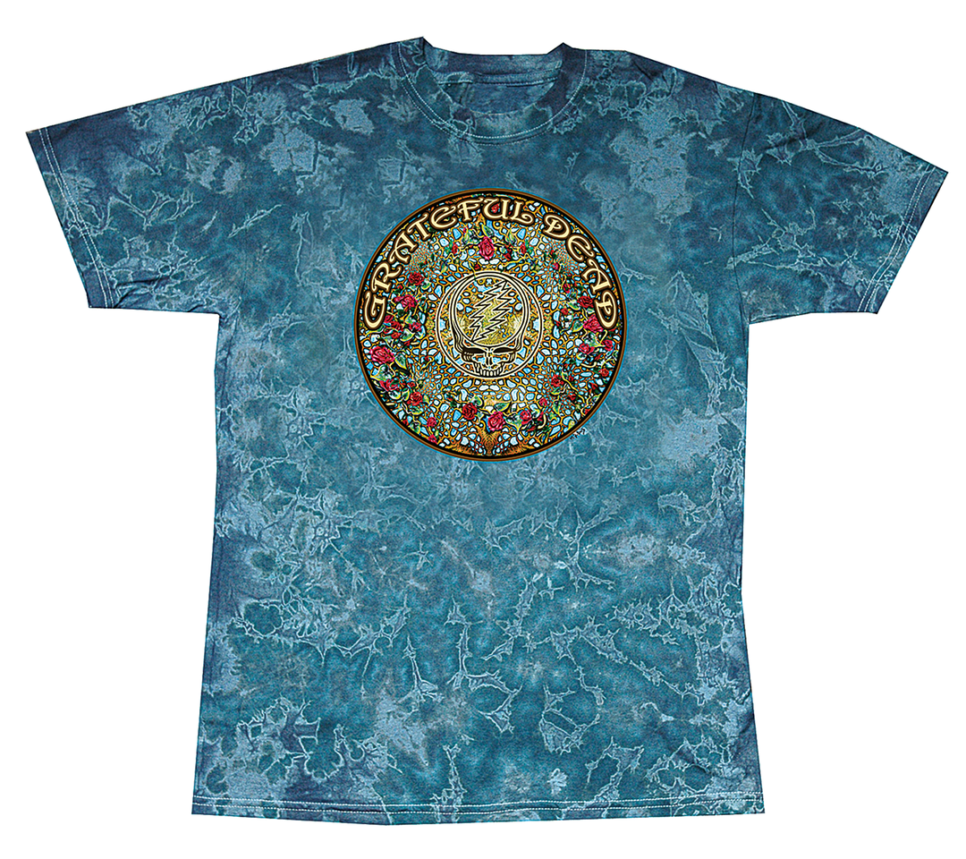 Happylife - Grateful Dead Woodcut Tie Dye T-Shirt