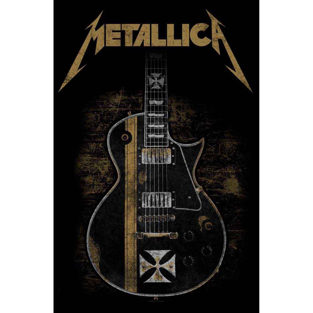 Metallica Textile Poster - Hetfield Guitar