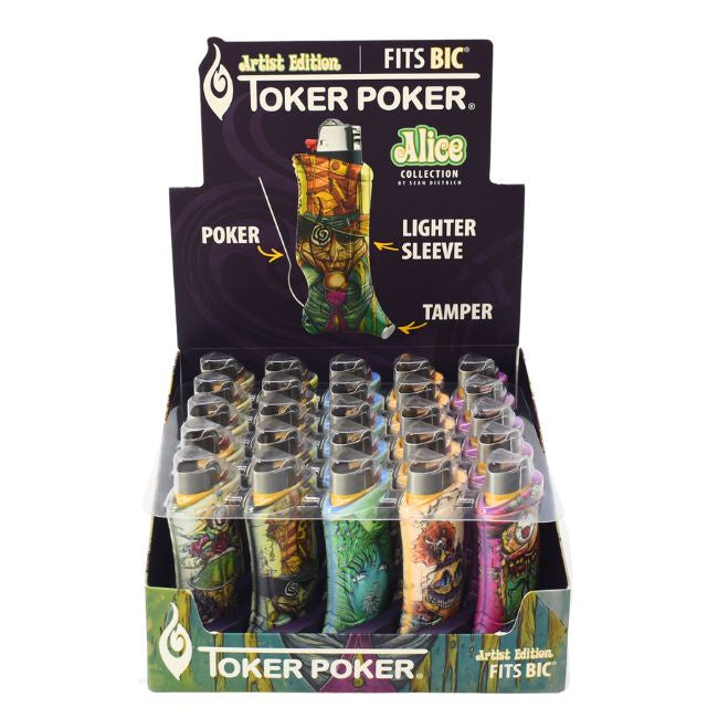 Toker Poker "Alice" Lighter Sleeve