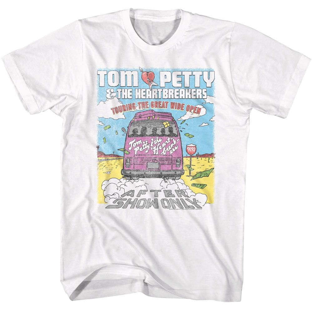 Tom Petty Tour Bus White T-Shirt