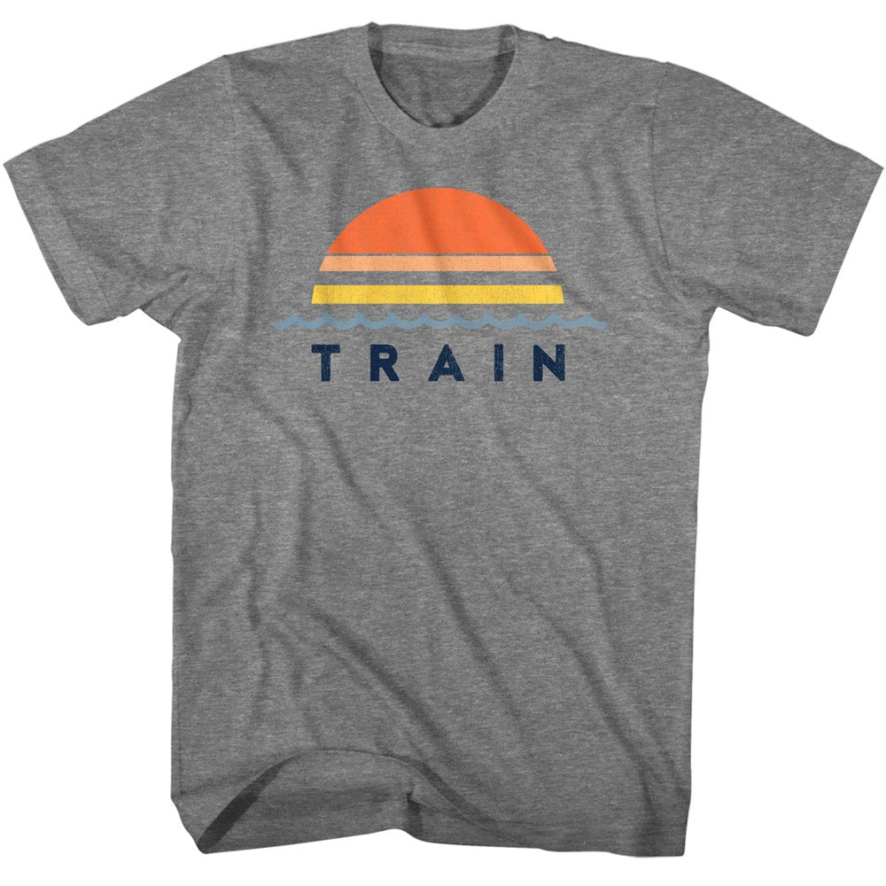 Train Sunset Graphite T-Shirt