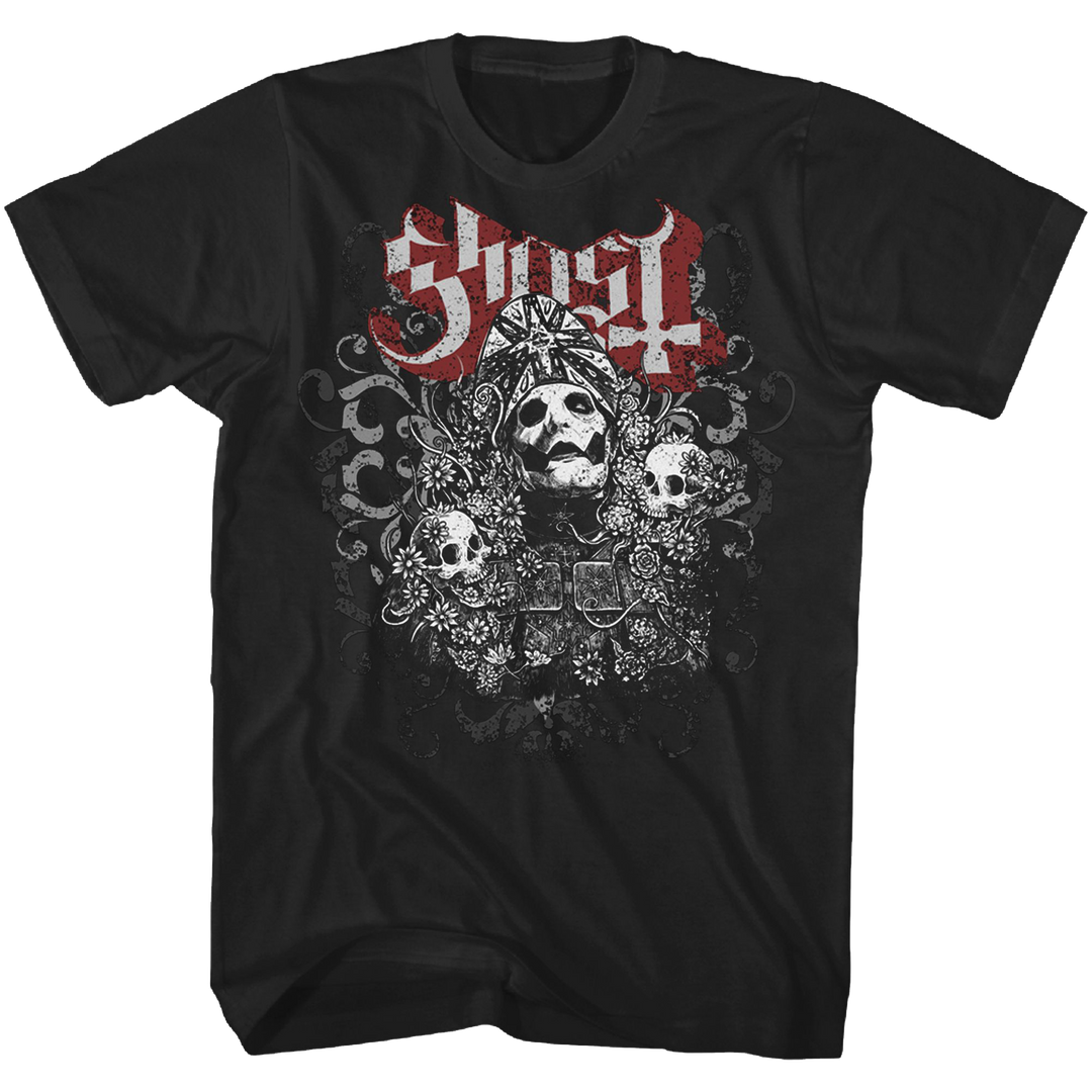 Ghost Papa Faces T-Shirt