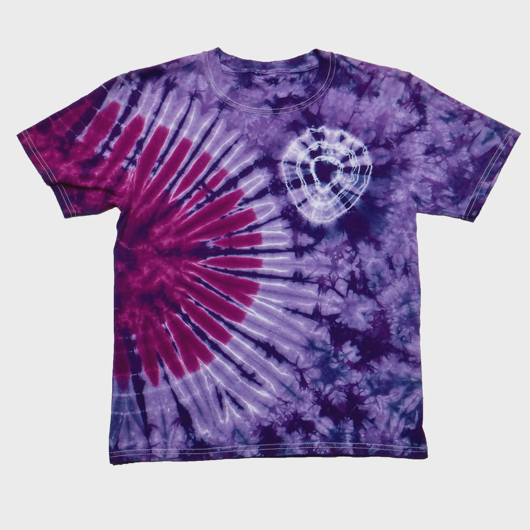 Cosmic Cotton - Purple Tie Dye #9 Youth T-Shirt