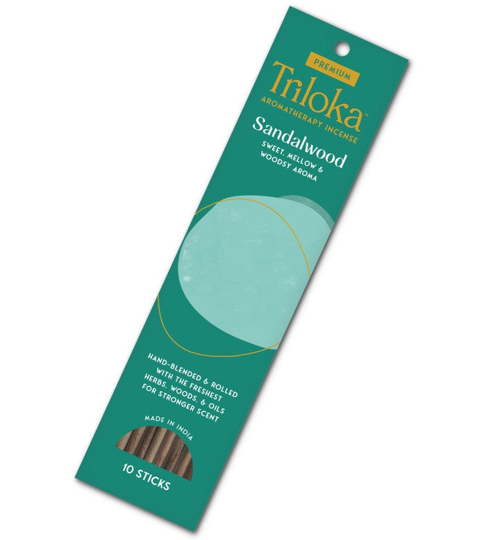 Triloka - Sandalwood Premium Incense 10ct.