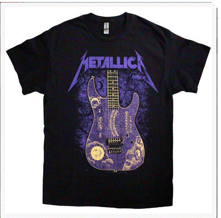 Rock Off - Metallica 'Ouija Purple' Unisex T-Shirt