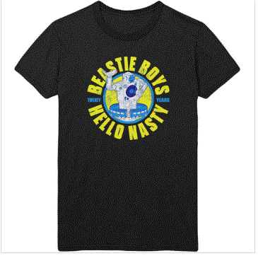 Rock Off - The Beastie Boys 'Nasty 20 Years' Unisex T-Shirt