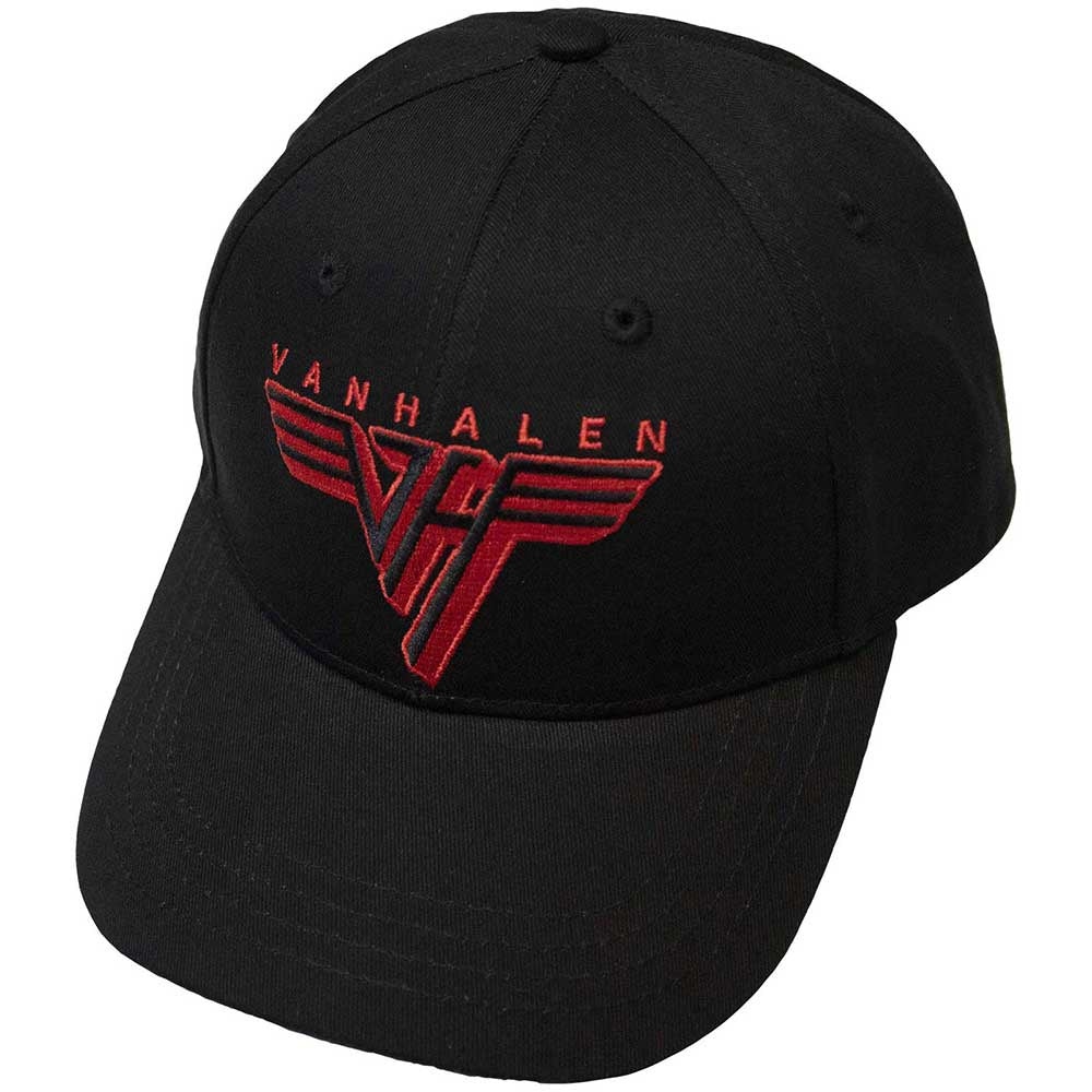 VAN HALEN UNISEX BASEBALL CAP: CLASSIC RED LOGO