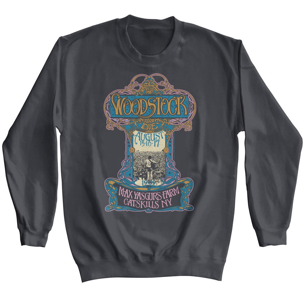 Woodstock Nouveau Poster Sweatshirt