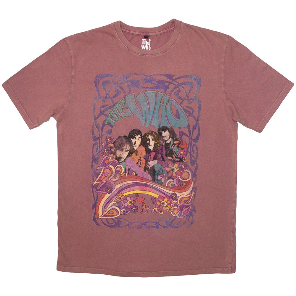 The Who Stone Wash T-Shirt: Psych Floral