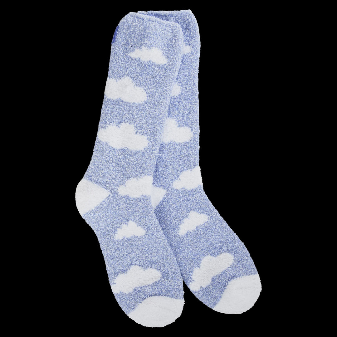 Cozy Cloud Crew Socks - Periwinkle