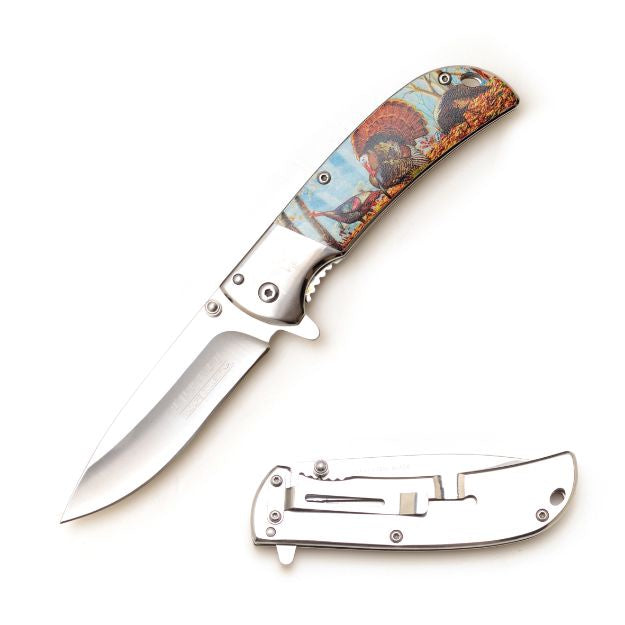 Wild Turkey Handmade Gentleman Collection Assisted knife 4"Closed