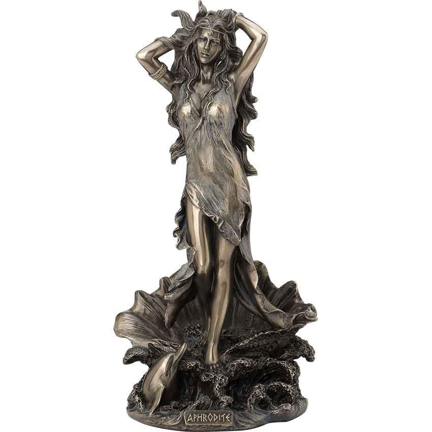 Unicorn Studio - Aphrodite Goddess Rising from the Sea Statue