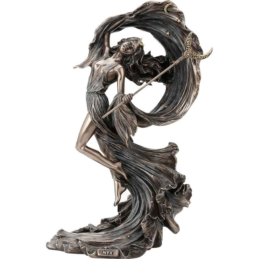 Unicorn Studio - Nyx Greek Primordial Goddess of Night Statue