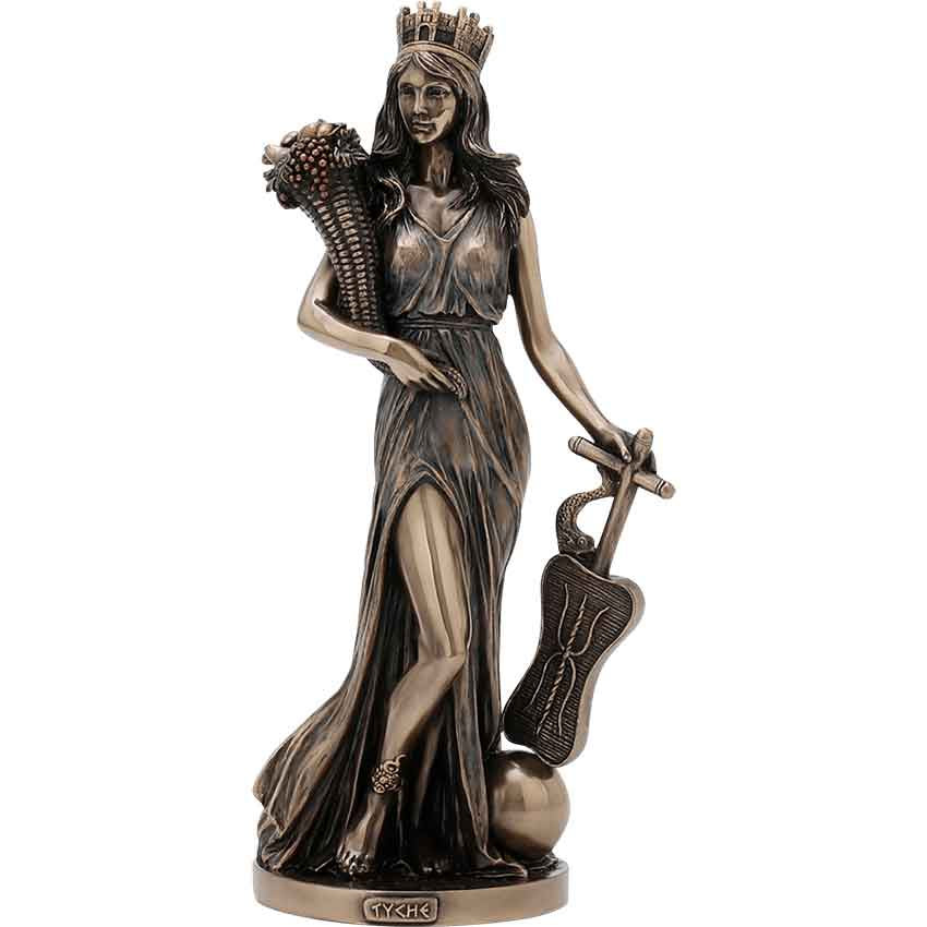 Unicorn Studio - Tyche Greek Goddess of Fortune Statue