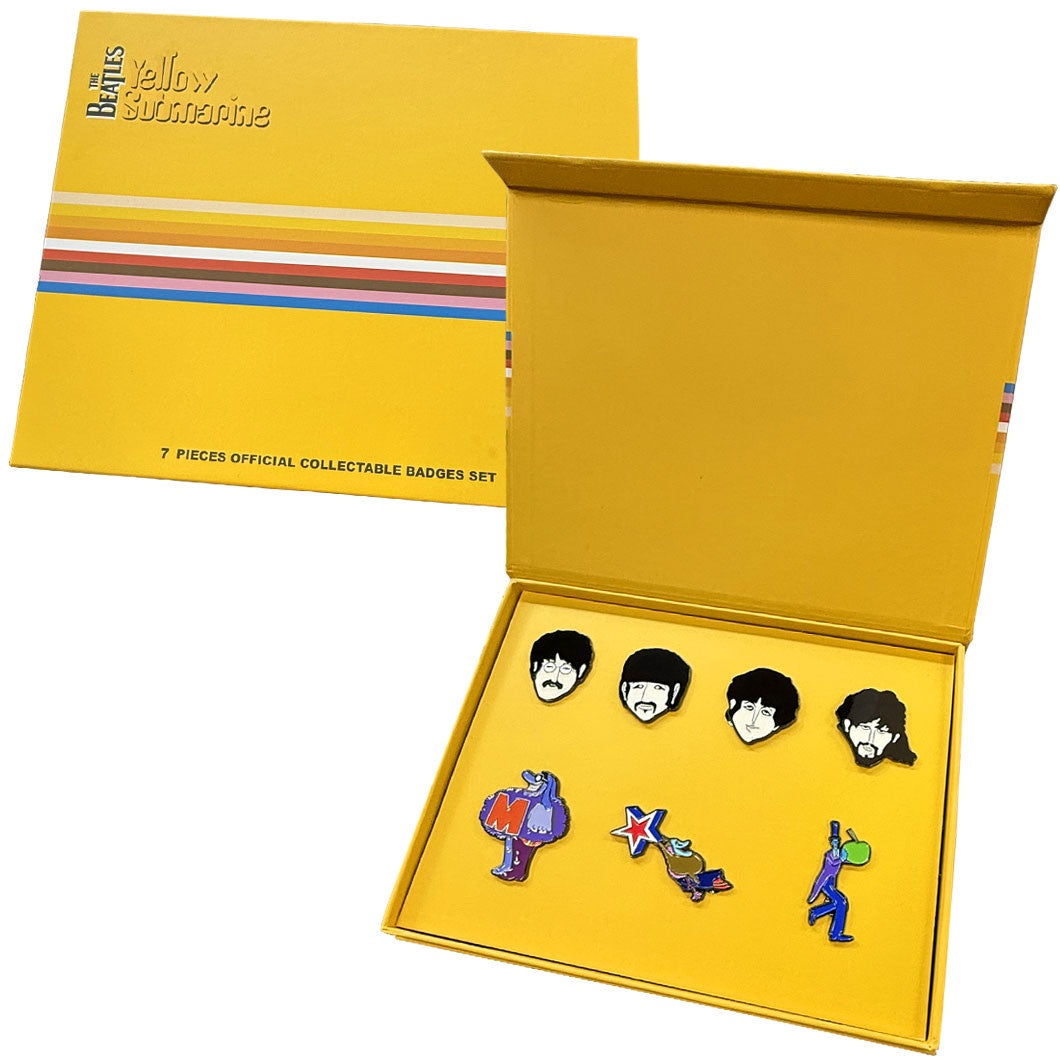 The Beatles Pin Badge Set: Yellow Submarine Characters (Mini Pins)