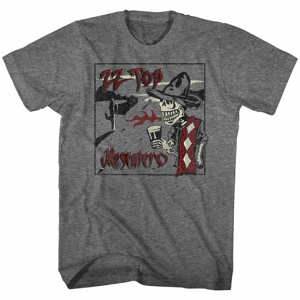 ZZ Top Mescalero Graphite Heather T-Shirt