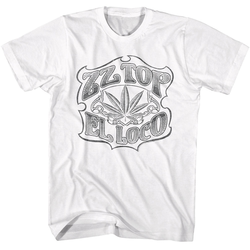 ZZ Top El Loco White T-Shirt