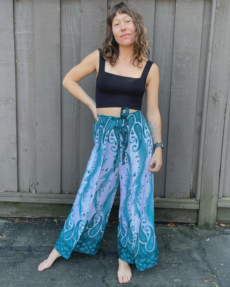 Peacock Palazzo Pants