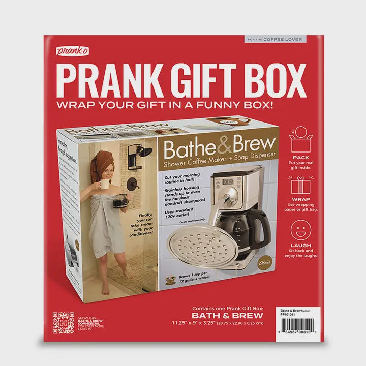 Prank Gift Box - Bathe & Brew