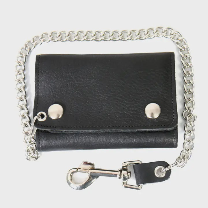 Hot Leathers - Extra Wide Wallet w/Lobster Claw Clip 4638